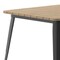 Flash Furniture 31.5 SQ Dining Table Brown Poly Top/Black Frame JJ-T14619-80-BRBK-GG - alternate 9